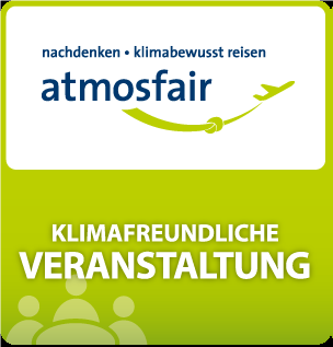 Atmosfair Logo - Klimafreundliche Veranstaltung